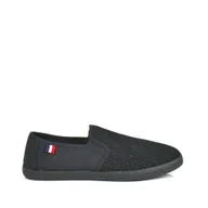 Półbuty męskie - MĘSKIE TENISÓWKI WSUWANE Z SIATKI NEWS 3636 CZARNE - miniaturka - grafika 1