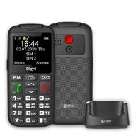 Telefony komórkowe - Estar Digni Talk Senior 32MB/32MB Czarny - miniaturka - grafika 1