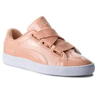 Sneakersy damskie - Puma Basket Heart Patent sneakersy damskie , kolor: czerwony, rozmiar: 4 UK 363073 - miniaturka - grafika 1