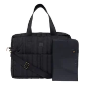 Torebki damskie - Torba na pieluchy z mata do przewijania Puffed czarna Jollein - miniaturka - grafika 1