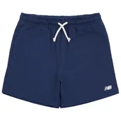 Spodnie i spodenki dla dziewczynek - Spodenki dziecięce New Balance LAKB0008NNY - granatowe - miniaturka - grafika 1