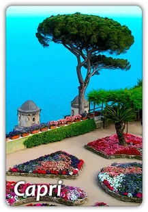 CAPRI - Wyspa - Morze - Taras widokowy - Włochy - Magnes na lodówkę - Magnesy CAPRI - Wyspa - Morze - Taras widokowy - Włochy - Magnes na lodówkę - Magnesy - miniaturka - grafika 1