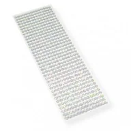 Szkolne artykuły papiernicze - Kryształki samoprzylepne srebrne 6mm - miniaturka - grafika 1