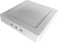 Lampy sufitowe - Lampa sufitowa GTV Oprawa LED 13W 4000K 1020lm neutralna biała natynk kwadrat zasilacz panel MATIS PLUS LD-MAN13W-NBP GTV 4445 - miniaturka - grafika 1