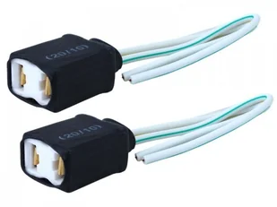 Gniazdo / kostka żarówki H7 proste, ceramiczne, przewód 15cm, 2 szt. - Żarówki samochodowe - miniaturka - grafika 1