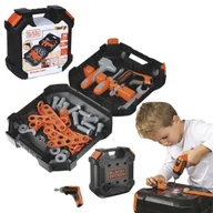 Mały majsterkowicz - Smoby Black & Decker Zabawkowa Walizka Z Narzędziami - miniaturka - grafika 1