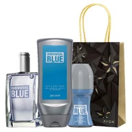 Zestawy perfum męskich - Avon Individual Blue, zestaw kosmetyków, 3 szt. + torebka prezentowa - miniaturka - grafika 1