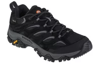 Buty trekkingowe męskie - Merrell Moab 3 GTX, Męskie buty turystyczne, Czarny Szary, 41 EU - miniaturka - grafika 1