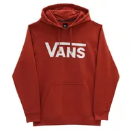 Bluzy męskie - Bluza Vans Classic VN0A456BSQ61 - czerwona - miniaturka - grafika 1