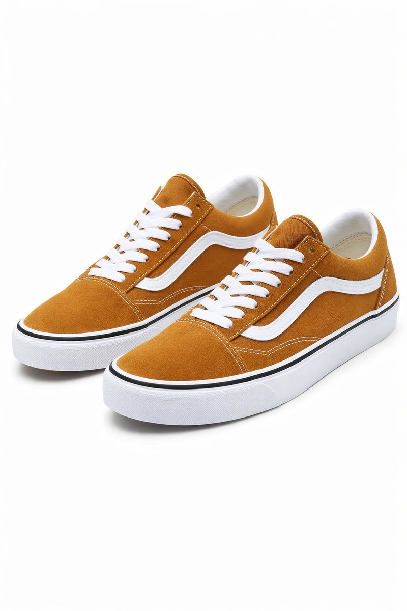VANS TRAMPKI MĘSKIE BRĄZOWE SZNUROWANE ZE SKÓRĄ 41 2I3A