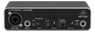 Behringer UMC22 interfejs audio USB - Akcesoria do nagłośnienia - miniaturka - grafika 1