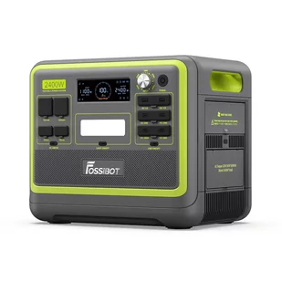 Przenośna Stacja Zasilania FOSSiBOT F2400 2048Wh/2400W Generator Słoneczny, Szybkie Ładowanie w 1,5 Godziny, UE - Zielona - Akumulatory ogólnego zastosowania - miniaturka - grafika 2