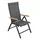 Rozkładane krzesło ogrodowe CONCEPT FSC® z drewna tekowego i aluminium