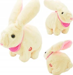 Skleplolki INTERAKTYWNA MASKOTKA ZAJĄC KRÓLIK ŚWIECI SKACZE - Zabawki interaktywne dla dzieci - miniaturka - grafika 1