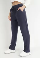 Spodnie damskie - Granatowe Spodnie Dresowe Esani - miniaturka - grafika 1