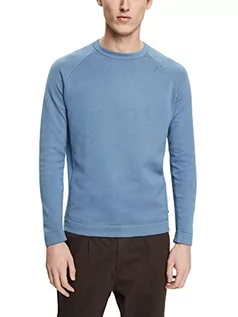 Swetry męskie - ESPRIT Collection Sweter męski, 420 / szary niebieski, M - grafika 1