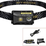 Latarki - Latarka czołowa ładowana przez USB, białe/czerwone/światło LED o wysokiej rozdzielczości, 4 tryby oświetlenia, wodoodporna, 28 gramów, odpowiednia do - miniaturka - grafika 1