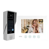 Wideodomofony - Wideodomofon EURA VDP-90A3 DELTA+ biały 7'', full hd, WiFi ,2 wejścia, szyfrator, czytnik zbliżeniowy, ahd, tuya - miniaturka - grafika 1