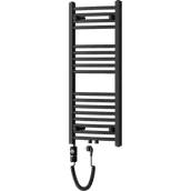 Grzejniki łazienkowe - Mexen Ares grzejnik elektryczny 900 x 400 mm, 300 W, czarny - W102-0900-400-2300-70 - miniaturka - grafika 1