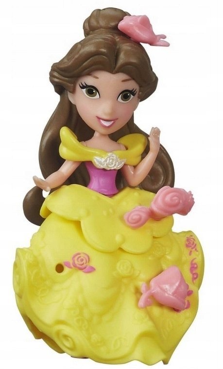 Anek LALECZKA DISNEY BELLA BELLE ŻÓŁTA KSIĘŻNICZKA LALKA 8CM