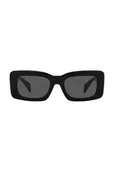 Okulary przeciwsłoneczne - Versace okulary przeciwsłoneczne damskie kolor czarny 0VE4444U - miniaturka - grafika 1
