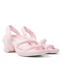 Sandały damskie - Camper Sandały "Kobarah" w kolorze jasnoróżowym na obcasie - miniaturka - grafika 1