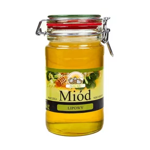 Złote Łąki Miód Lipowy Pszczeli Nektarowy 1 Kg - Miód - miniaturka - grafika 1