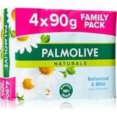 Mydła - Palmolive Naturals Chamomile mydło w kostce z rumiankiem 4x90 g - miniaturka - grafika 1
