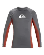 Koszulki męskie - Quiksilver Everyday UPF50 COMP LS Koszulka męska, Iron GATE, S - miniaturka - grafika 1