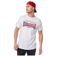 Koszulki męskie - Lonsdale Męski T-shirt Aldingham biały biały 5XL - miniaturka - grafika 1