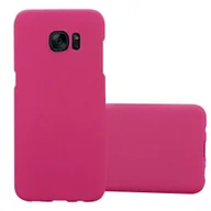 Etui i futerały do telefonów - Pokrowiec Etui Do Samsung Galaxy S7 EDGE w FROSTY RÓŻOWY Pokrowiec Ochronny Obudowa Hard Case Cover Cadorabo - miniaturka - grafika 1