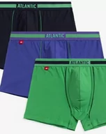 Majtki męskie - Bokserki męskie Atlantic 3MH-181 zielone - miniaturka - grafika 1