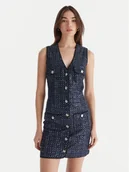 Sukienki - Guess Sukienka codzienna W5BK41 D0771 Granatowy Regular Fit - miniaturka - grafika 1