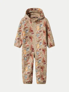 NAME IT Kombinezon softshell Alfa 13232337 Beżowy Regular Fit - Kombinezony dla dzieci - miniaturka - grafika 1