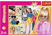 Klocki - Puzzle 100el Brokatowa Barbie TREFL 14830 - miniaturka - grafika 1