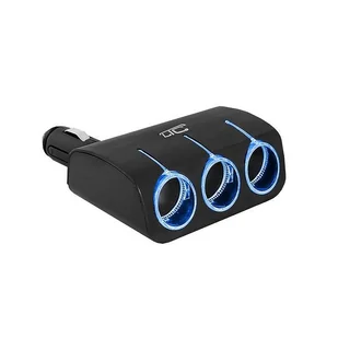 Rozgałęźnik zapalniczki 3 gniazda LED 120W ROZ5 Rozdzielacz 3w1 - Akcesoria motoryzacyjne - miniaturka - grafika 1