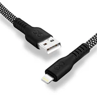 Kable USB - Kabel USBA-Lightning eXc IMMORTAL,2.0m,czarny - miniaturka - grafika 1