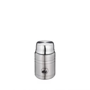 Cilio termos obiadowy ze składaną łyżką 0,5 l śred 9,5 x 15,5 cm stal szczotkowana CI-545708 - Termosy - miniaturka - grafika 1