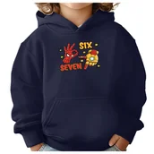 Bluzy dla dziewczynek - BLUZA DZIECIĘCA 67 SIX SEVEN VIRAL 110-116 CHŁOPIĘCA DZIEWCZĘCA PREZENT - miniaturka - grafika 1