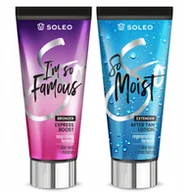 Balsamy i kremy do opalania - SOLEO I'M SO FAMOUS 150ml BRONZER DO OPALANIA + BALSAM PO OPALANIU 1 - miniaturka - grafika 1