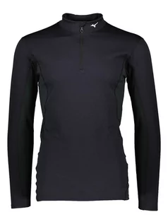 Koszulki sportowe męskie - Mizuno Koszulka funkcyjna "Mid Weight" w kolorze czarnym - grafika 1