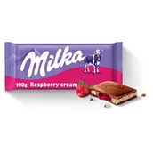 Czekolada - Milka MALINOWA 100G - miniaturka - grafika 1