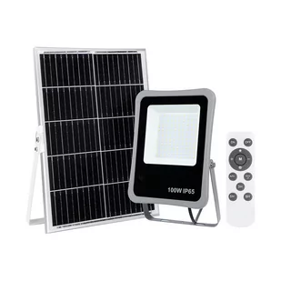 Naświetlacz solarny LED 100W BARES SLR-73142-100W Italux - Lampy ogrodowe - miniaturka - grafika 1