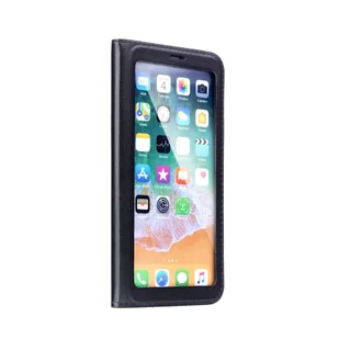 Etui na telefon komórkowy Full View akcesoria etui 360 stopni z osłoną wyświetlacza ochrona powłoki dla iPhone XS w kolorze czarnym @cofi1453 - Etui i futerały do telefonów - miniaturka - grafika 1