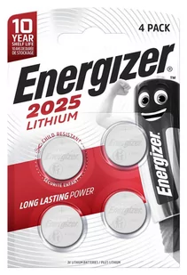 Energizer Ogniwo guzikowe CR 2025 Lit CR2025 163 mAh 3 V 4 szt - Baterie i akcesoria - miniaturka - grafika 2