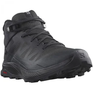 Buty męskie Salomon Outrise Mid Gore-Tex Rozmiar butów (UE): 45 1/3 / Kolor: czarny - Buty trekkingowe męskie - miniaturka - grafika 1