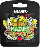 Magnesy - Magnes I love Poland Mazury ILP-MAG-C-MAZ-48 - miniaturka - grafika 1