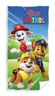 Okrycia kąpielowe dla dzieci - Ręcznik plażowy dziecięcy bawełniany 70x140 Psi patrol boy - miniaturka - grafika 1