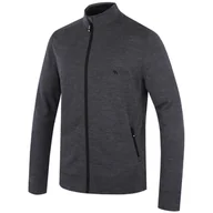 Bluzy sportowe męskie - Męska bluza Zulu Merino Collar 230 Rozmiar: XXL / Kolor: szary - miniaturka - grafika 1