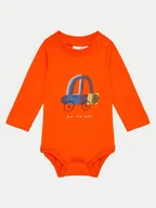 Body dla niemowląt - Coccodrillo Body dziecięce ZC4112101MBN Czerwony - miniaturka - grafika 1